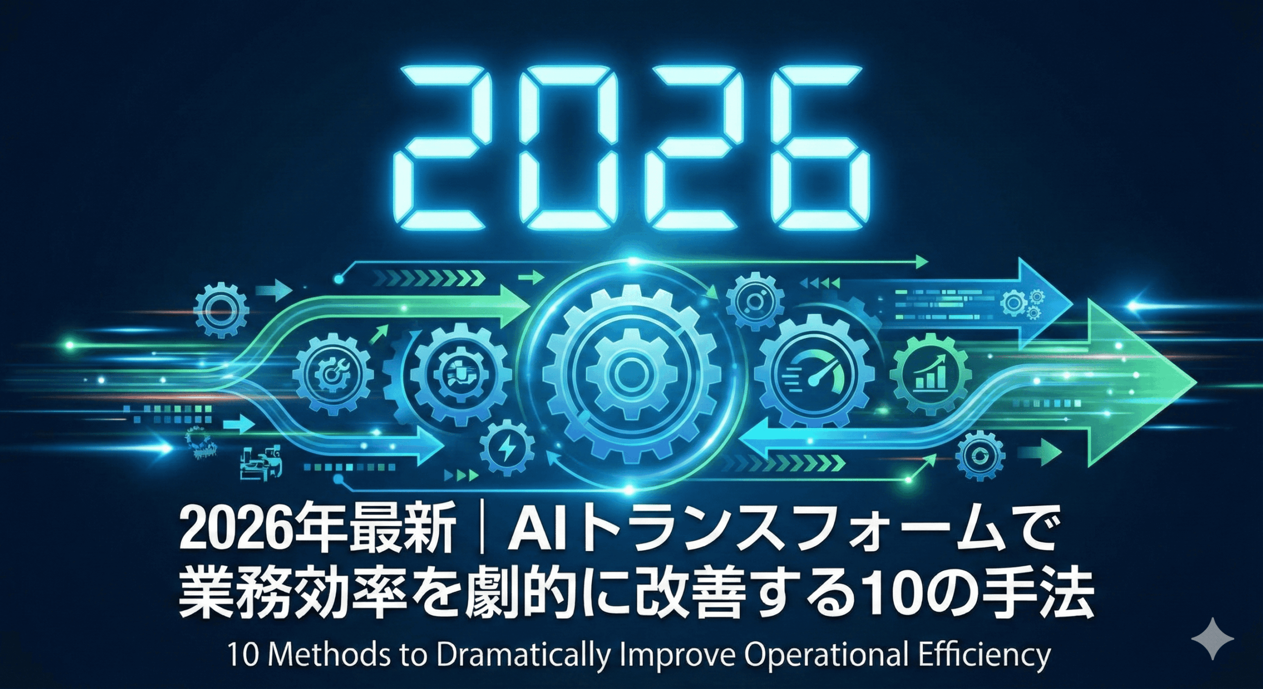 2026年最新｜AIトランスフォームで業務効率を劇的に改善する10の手法