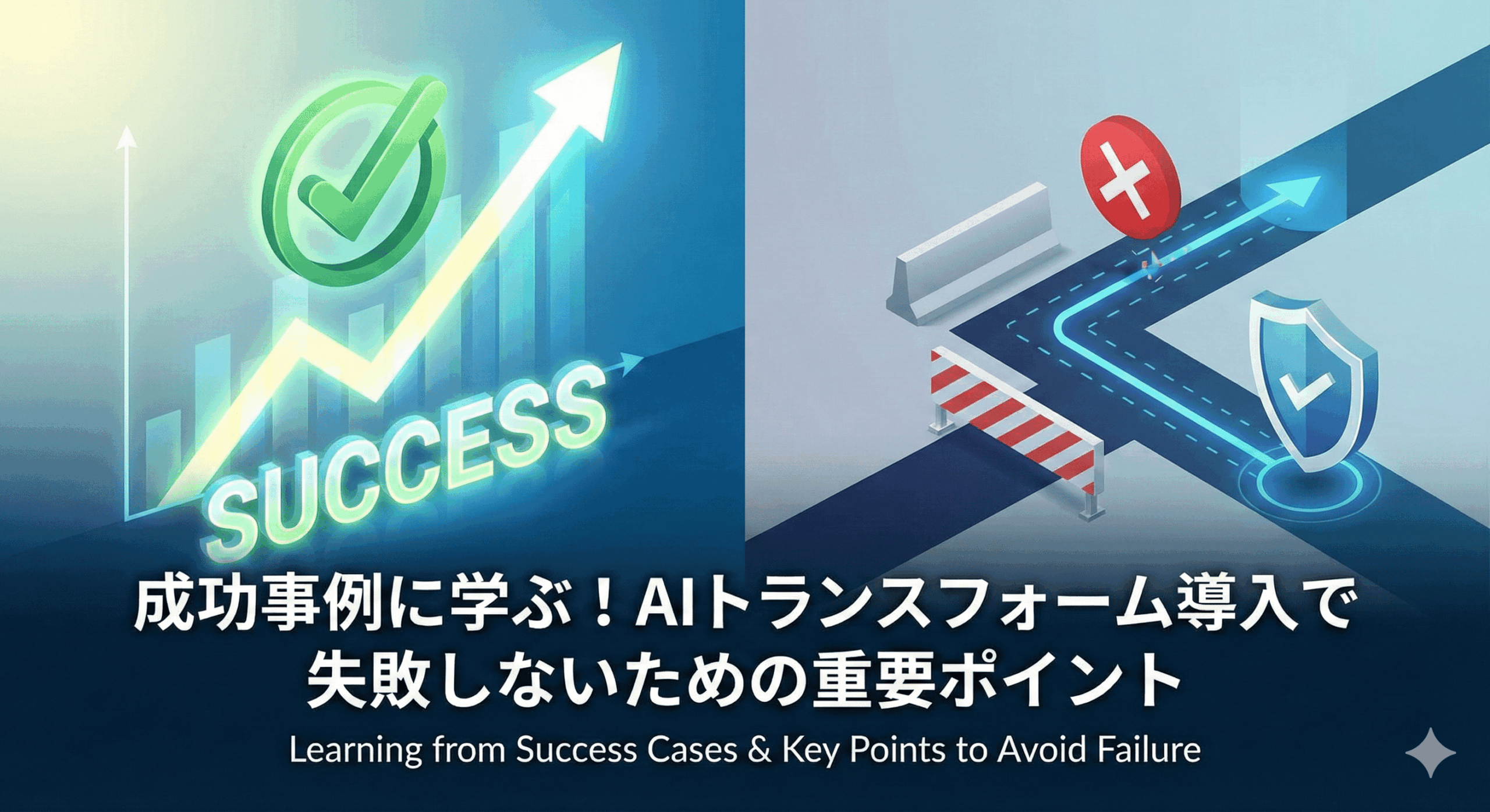 成功事例に学ぶ！AIトランスフォーム導入で失敗しないための重要ポイント