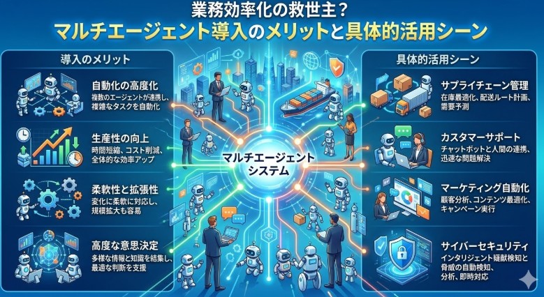 業務効率化の救世主？マルチエージェント導入のメリットと具体的活用シーン